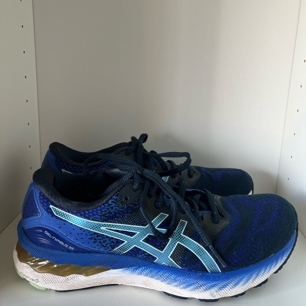 Asics Blue Teal Gel-Nimbus Running Sneakers